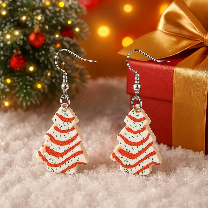 ecozran Halloween, Christmas, 4th of July Patriotic Earrings, Holiday Earrings Independence Day Stud Dangle Drop Earrings Hook Fashion Jewelry Gift for Women - Image 3